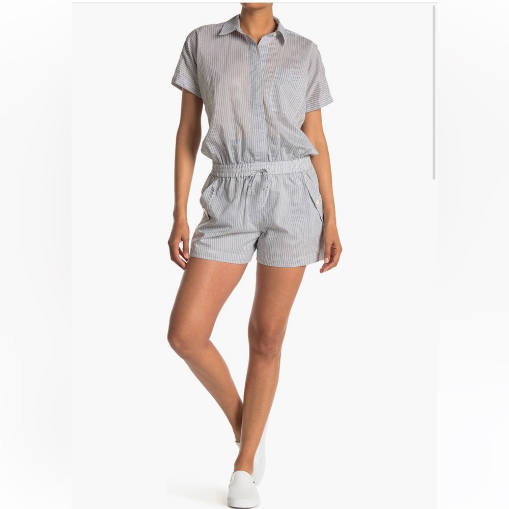 euc james perse stripe short sleeve jumper